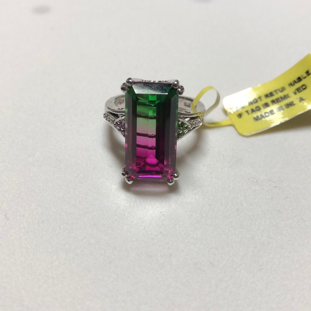 Watermelon Quartz Ring